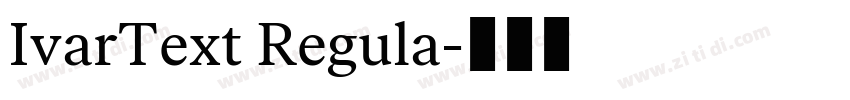 IvarText Regula字体转换 IvarText Regula字体转换